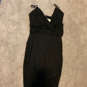 Black mini dress